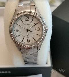 Orologio donna Timex Silver con brillantini