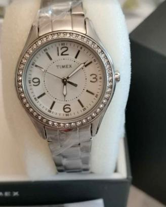Orologio donna Timex Silver con brillantini