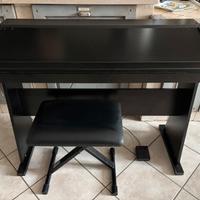 Pianoforte Digitale Funkey Nero con sgabello