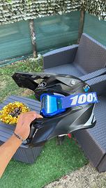 casco airoh in fibra di carbonio taglia M