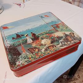 scatola in latta vintage Lazzaroni