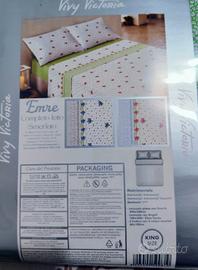 🌹 Completo Letto Matrimoniale King Size Nuovo