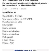 Cantinetta vini 8 bottiglie