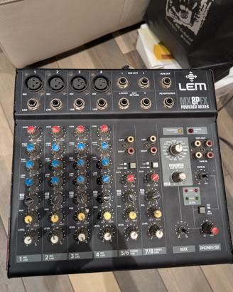 Mixer Lem mx8pfx e casse Lem 