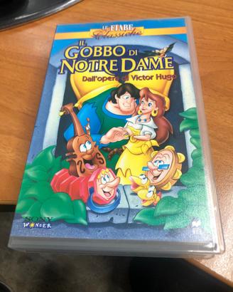 Cassetta vhs il gobbo di notre dame