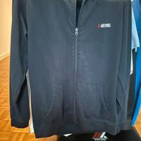 Felpa con zip uomo XL