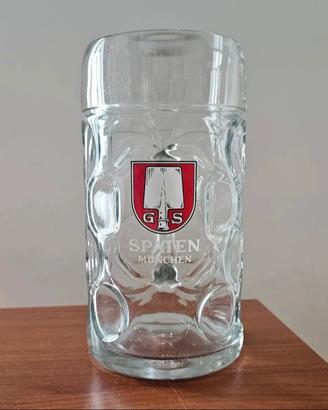 Boccale da birra originale Spaten München in vetro