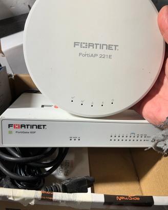 Fortinet FortiGate 60F e access point FortiAP 221E