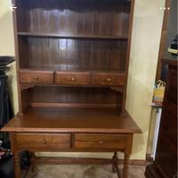 Scrivania scrittoio in legno vintage