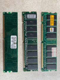 Memoria RAM SDR DDR PC133 DIMM PC3200