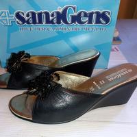 SCARPE SANDALI CIABATTE DONNA SANAGENS n. 39 ELEGA