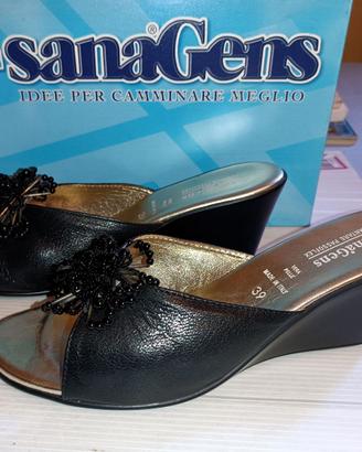 SCARPE SANDALI CIABATTE DONNA SANAGENS n. 39 ELEGA