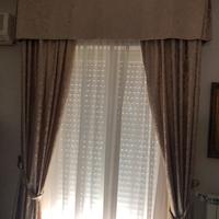 Coppia tende con mantovana e cadute