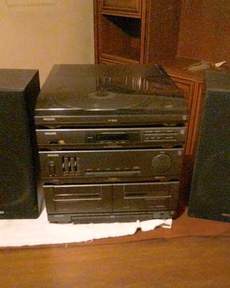 Stereo Philips con giradischi
