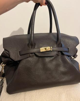 Borsa in vera pelle