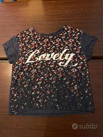 maglietta a fiori