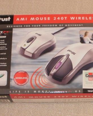 Mouse wireless Trust - NUOVO, con scatola