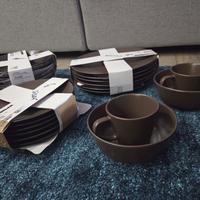 Set 18 Piatti completi ikea + 2 ciotole 2 Tazze