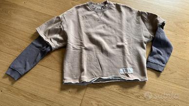 Felpa Bershka cioccolato