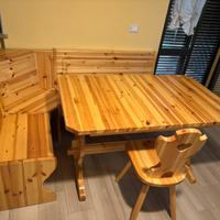 Giropanca e tavolo/sedie tirolesi