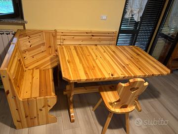 Giropanca e tavolo/sedie tirolesi