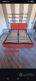 letto matrimoniale con cassettone