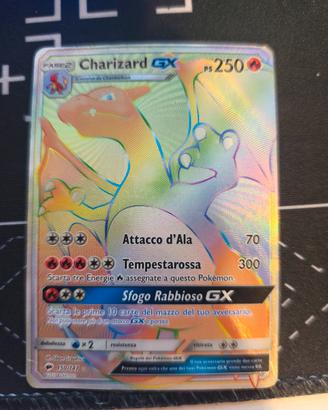 Charizard GX rainbow secret rare 150/147 2017