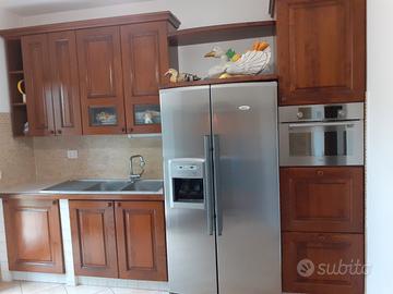 Cucina "La veneta"in muratura smontabile noce