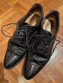 Scarpe donna legate a punta 38 Nero Giardini