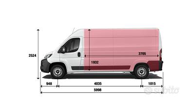 FIAT Ducato 35 2.2 Mjt 140CV LH2 Furgone Maxi