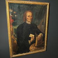 Antico Ritratto uomo di lettere