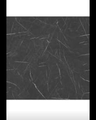 Top nero effetto marmo zebrato 304 x 62 x 2cm 