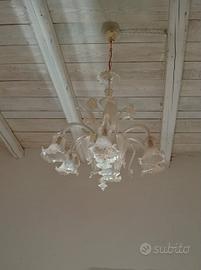 Lampadario Murano  + appliques