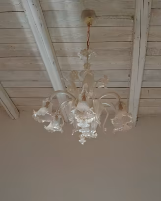 Lampadario Murano  + appliques