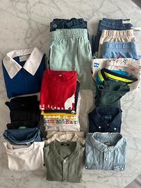 Maxi lotto bambino 6-8 anni vestiti e scarpe