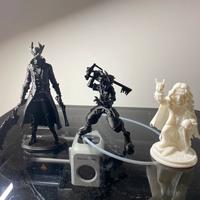 Statuine e modelli di personaggi videoludici 3D