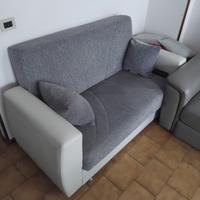 Divano letto 1 piazza grigio