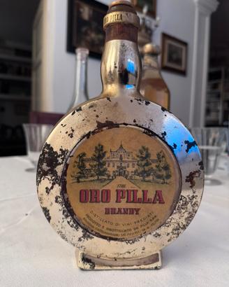 OroPilla brandy a Orologio finitura oro satinato