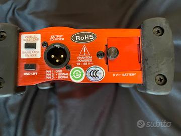 DI BOX ATTIVA CON SIMULATORE CABINET 4x12"