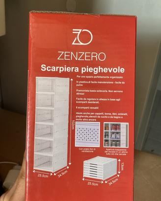 Scarpiega pieghevole 6 sconpartimenti