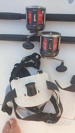canne traina KOLPO 20/50 lb con  mulinello