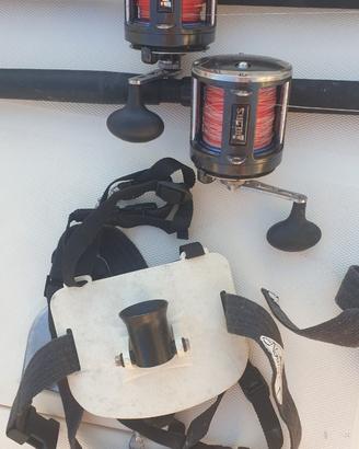 canne traina KOLPO 20/50 lb con  mulinello