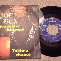 Disco 45 gIri Joe Tex You said a bad word