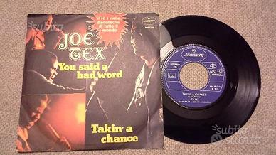 Disco 45 gIri Joe Tex You said a bad word