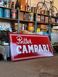 Insegna smaltata campari