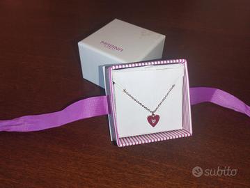 Collana con cuore in argento 925 Mabina