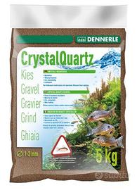 Ghiaia Acquario Cristallo di Quarzo Marrone Scuro