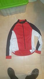 Felpa ciclismo con tasca sulla schiena taglia XL