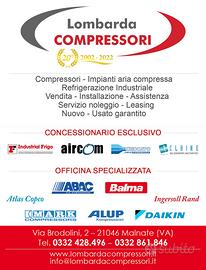 Compressori aria a vite silenziati, nuovi usati