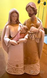 Statue in ceramica Sacra Famiglia